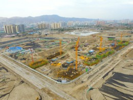 蘭州恒大山水城項目D、E地塊土石方工程施工
